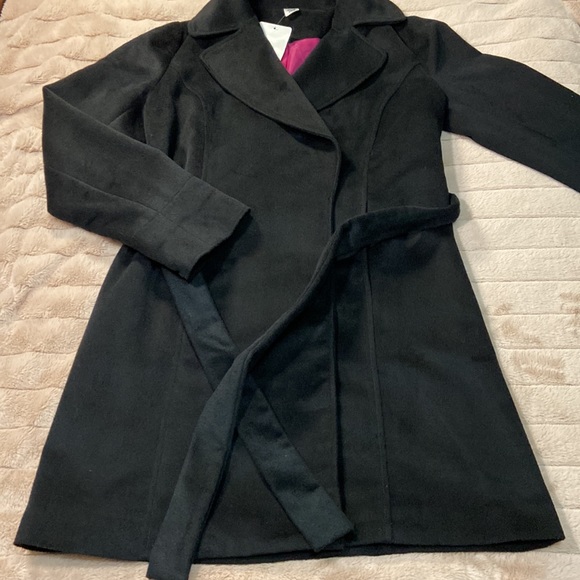 Jockey Jackets & Blazers - 🆕 Jockey black tie-waist coat - size medium